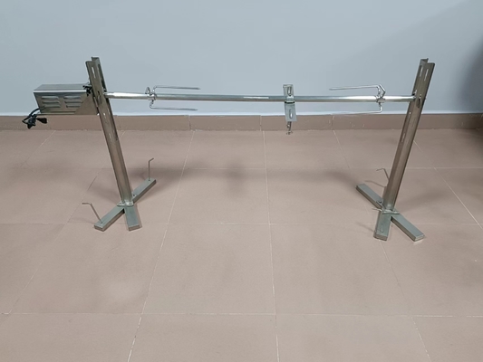 grade do assado do cuspe do Rotisserie do torrador do cuspe do assado 201ss de 46*26cm com forquilhas