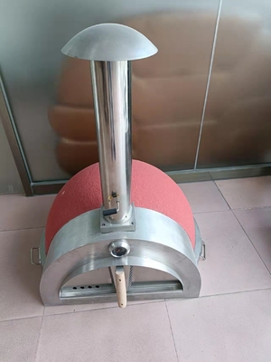 4 da largura cerâmica do forno 900mm da pizza das rodas forno cerâmico exterior