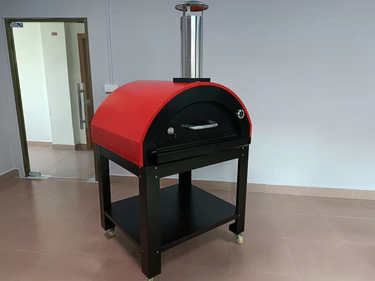 Fogão de queimadura de aço inoxidável móvel de Oven Wood Fired CSA da pizza