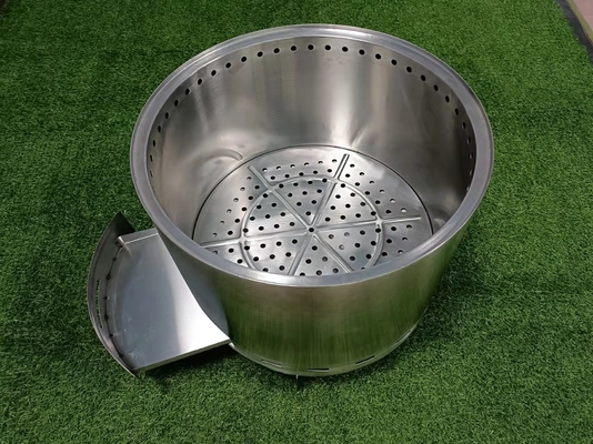 Poço quadrado do fogo do jardim portátil exterior dos poços CSA do fogo do metal 304ss
