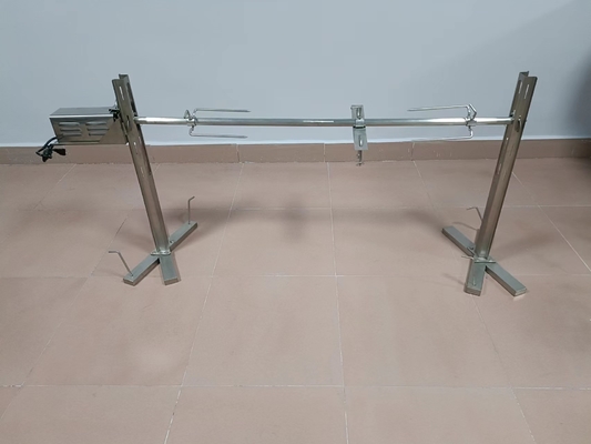 grade do assado do cuspe do Rotisserie do torrador do cuspe do assado 201ss de 46*26cm com forquilhas