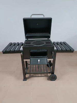 grade portátil do carvão vegetal de 40kgs CSA grade ardente de madeira de aço inoxidável de 12,6 polegadas