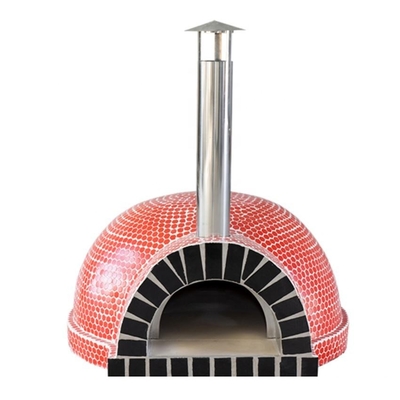 10min pizza cerâmica de aquecimento exterior Oven Wood Fired Stone Oven
