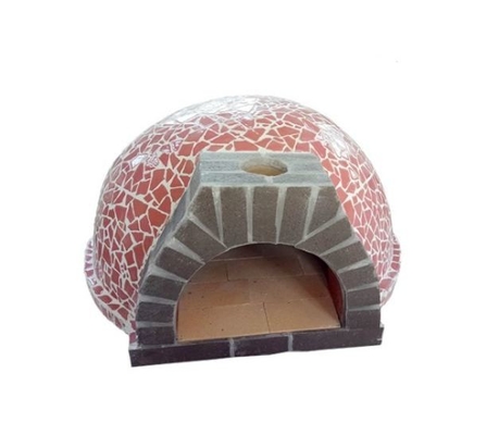 Refratário 10 forno ardente de madeira portátil cerâmico do forno 70kgs da pizza dos minutos