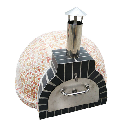 Refratário 10 forno ardente de madeira portátil cerâmico do forno 70kgs da pizza dos minutos
