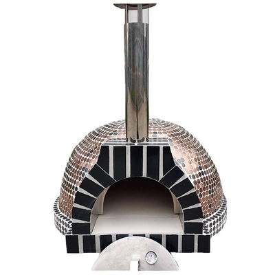 Forno cerâmico exterior italiano da pizza