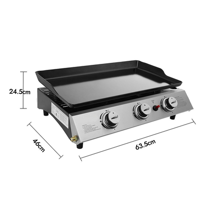 Assado elétrico da chapa para assar da grade saudável do ASSADO do CT 201 CSA Teppanyaki para acampar
