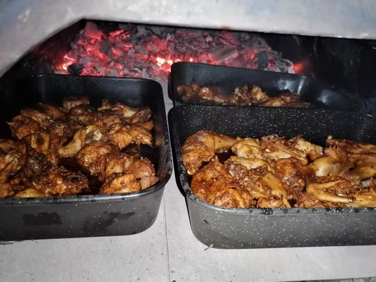 Forno ateado fogo de madeira da pizza