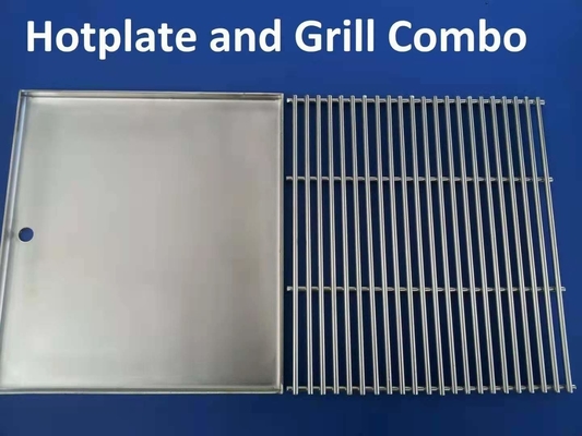 201 grade interna de aço inoxidável da grade 4mm Teppanyaki do ASSADO de Teppanyaki