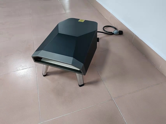 Forno grande de pizza a gás com porta removível