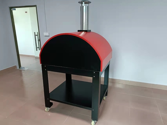 forno de queimadura de madeira ateado fogo de madeira de aço inoxidável da espátula do forno AGA de 2200mm