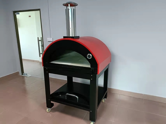 Forno ateado fogo de madeira de aço inoxidável CSA da pizza fora da madeira das queimaduras dos fornos