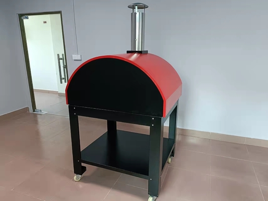 Forno ateado fogo de madeira de aço inoxidável CSA da pizza fora da madeira das queimaduras dos fornos