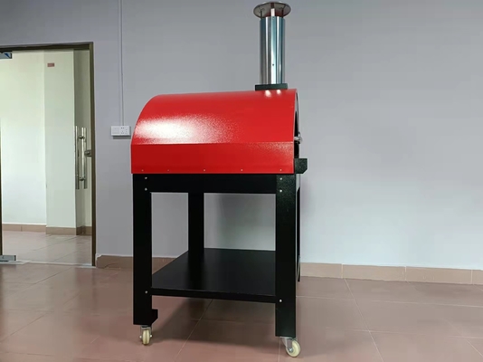 Pizza ateada fogo de madeira de aço inoxidável Oven Machine Outdoor do tijolo