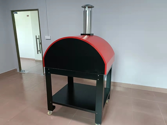 Forno ateado fogo de madeira ateado fogo de madeira de aço inoxidável da pizza do tijolo do forno AGA da pizza