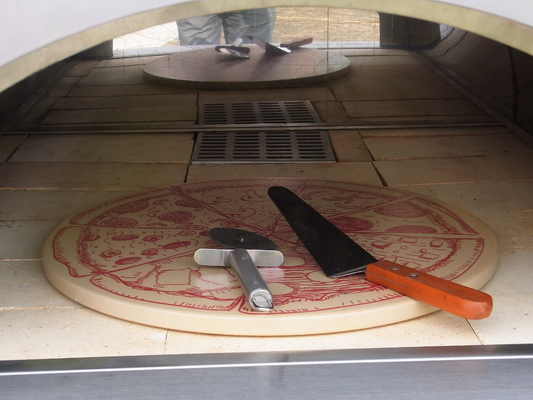 forno ateado fogo Oven Spatula Stainless Steel Wood ateado fogo de madeira de aço inoxidável da pizza de 750mm