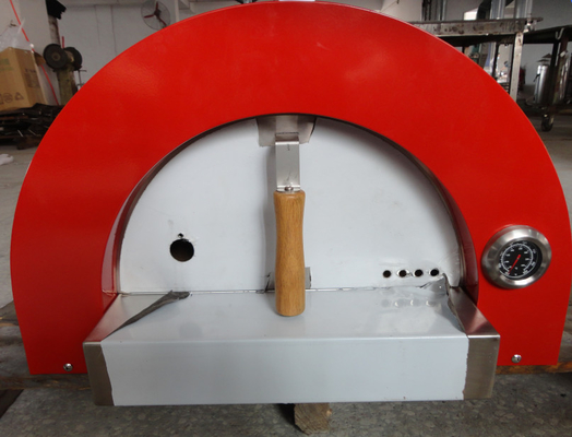 Forno ateado fogo de madeira de aço inoxidável da pizza